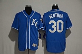 Kansas City Royals #30 Yordano Ventura Blue Flexbase Collection Stitched Jersey,baseball caps,new era cap wholesale,wholesale hats